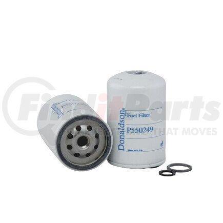 P550249 by DONALDSON - Fuel Water Separator Filter - 4.51 in., Water Separator Type, Spin-On Style, Cellulose Media Type