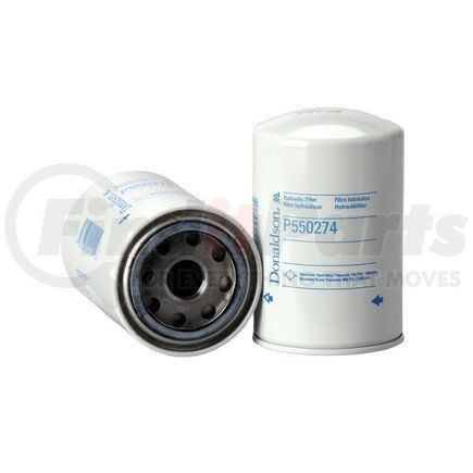 P550274 by DONALDSON - Hydraulic Filter - 5.76 in., Spin-On Style, Wire Mesh Media Type