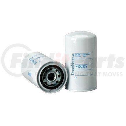 P550362 by DONALDSON - Engine Oil Filter - 7.01 in., Full-Flow Type, Spin-On Style, Cellulose Media Type, with Bypass Valve