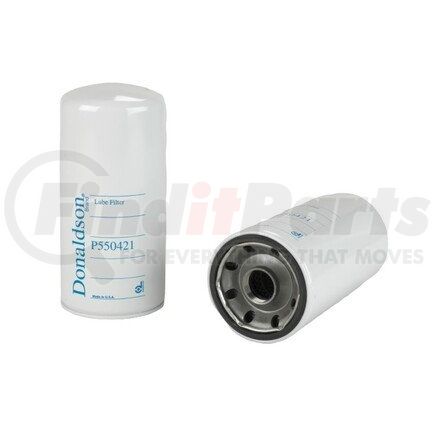 P550421 by DONALDSON - Engine Oil Filter - 9.92 in., Full-Flow Type, Spin-On Style, Cellulose Media Type