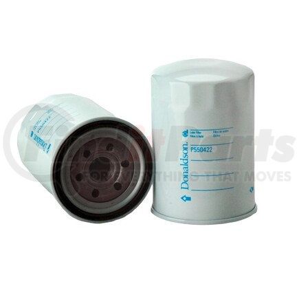 P550422 by DONALDSON - Engine Oil Filter - 5.91 in., Full-Flow Type, Spin-On Style, Cellulose Media Type, with Bypass Valve
