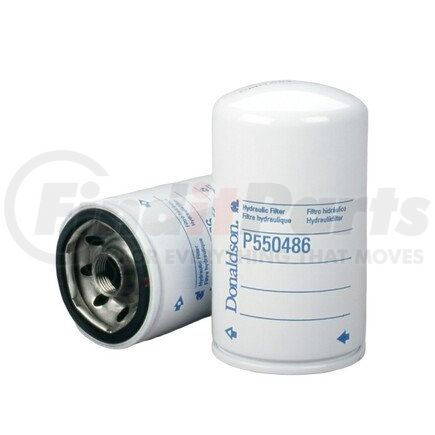P550486 by DONALDSON - Hydraulic Filter - 5.50 in., Spin-On Style, Cellulose Media Type