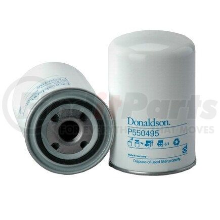 P550495 by DONALDSON - Fuel Filter - 5.67 in., Spin-On Style, Cellulose Media Type