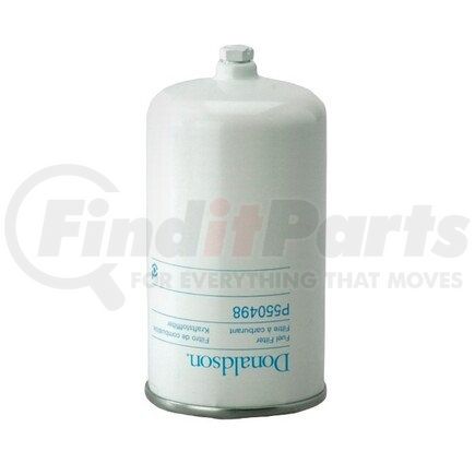 P550498 by DONALDSON - Fuel Water Separator Filter - 5.75 in., 6.11 in. Overall length, Water Separator Type, Spin-On Style