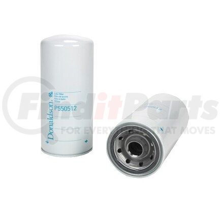 P550512 by DONALDSON - Engine Oil Filter - 12.09 in., Full-Flow Type, Spin-On Style, Cellulose Media Type, with Bypass Valve