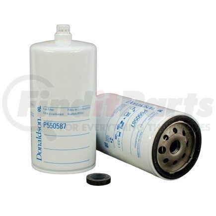 P550587 by DONALDSON - Fuel Water Separator Filter - 5.83 in., Water Separator Type, Spin-On Style, Cellulose Media Type, Not for Marine Applications