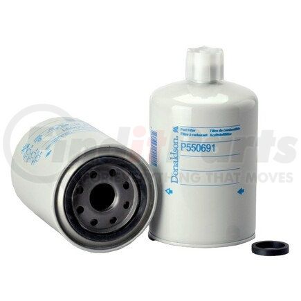 P550691 by DONALDSON - Fuel Water Separator Filter - 6.42 in., Water Separator Type, Spin-On Style