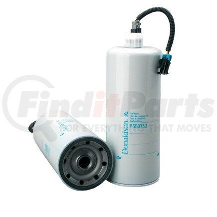 P550753 by DONALDSON - Fuel Water Separator Filter - 10.38 in., Water Separator Type, Spin-On Style, Not for Marine Applications
