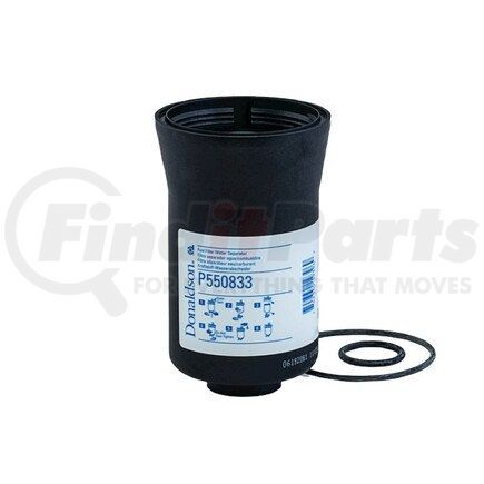 P550833 by DONALDSON - Fuel Water Separator Filter - 6.39 in., Water Separator Type, Spin-On Style
