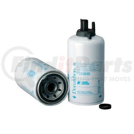 P550848 by DONALDSON - Fuel Water Separator Filter - 8.40 in., Water Separator Type, Spin-On Style, Composite Media Type, Not for Marine Applications