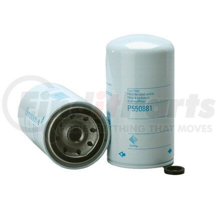 P550881 by DONALDSON - Fuel Filter - 6.85 in., Secondary Type, Spin-On Style, Meltblown Media Type