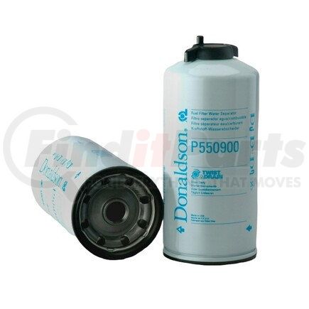 P550900 by DONALDSON - Fuel Water Separator Filter - 9.78 in., Water Separator Type, Spin-On Style, Cellulose Media Type, Not for Marine Applications