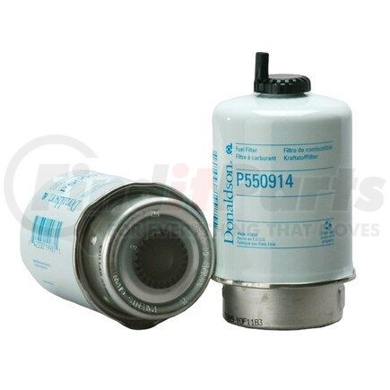 P550914 by DONALDSON - Fuel Water Separator Filter - 6.04 in., Water Separator Type, Spin-On Style