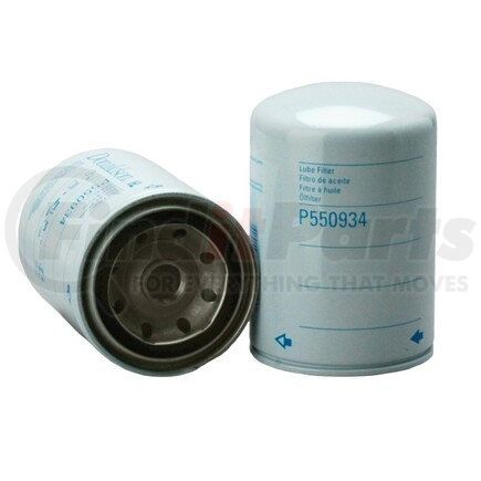 P550934 by DONALDSON - Engine Oil Filter - 5.35 in., Full-Flow Type, Spin-On Style, Cellulose Media Type