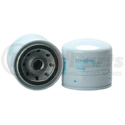 P550935 by DONALDSON - Engine Oil Filter - 3.39 in., Full-Flow Type, Spin-On Style, Cellulose Media Type, with Bypass Valve