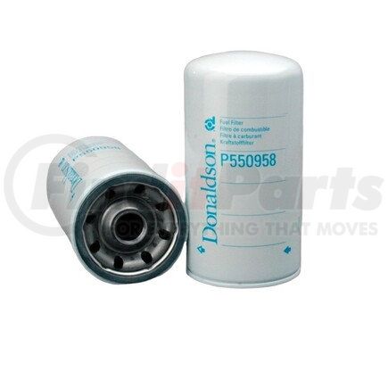 P550958 by DONALDSON - Fuel Water Separator Filter - 8.94 in., Water Separator Type, Spin-On Style, Cellulose Media Type