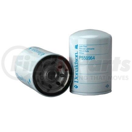 P550964 by DONALDSON - Engine Oil Filter - 5.16 in., Full-Flow Type, Spin-On Style, Cellulose Media Type