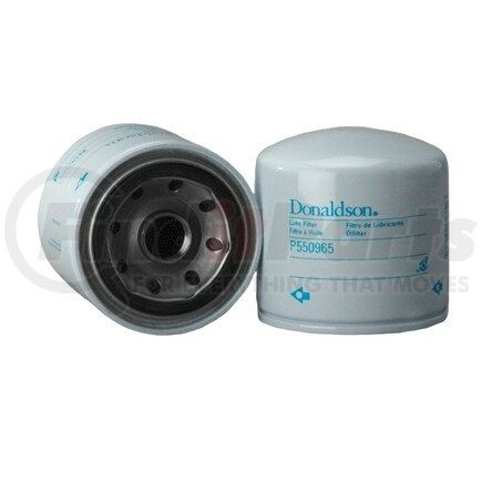 P550965 by DONALDSON - Engine Oil Filter - 3.58 in., Full-Flow Type, Spin-On Style, Cellulose Media Type, with Bypass Valve