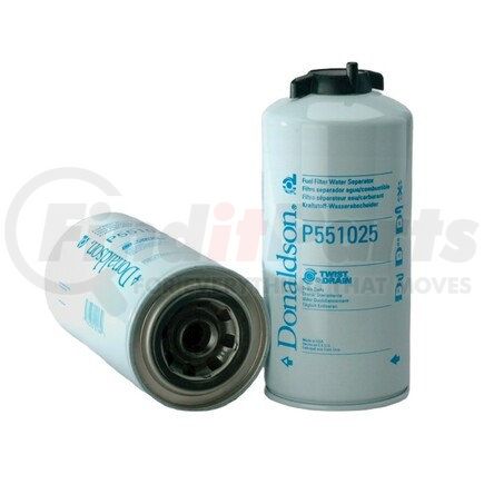 P551025 by DONALDSON - Fuel Filter - 9.60" Water Separator Type, Spin-On Style, Cellulose Media Type