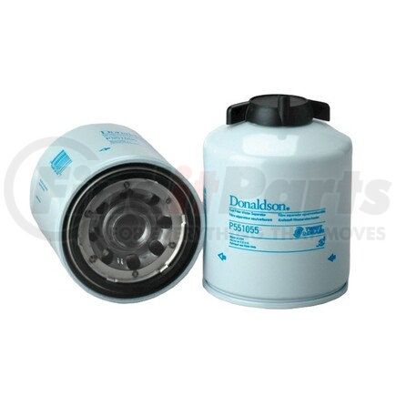 P551055 by DONALDSON - Fuel Water Separator Filter - 5.79 in., Water Separator Type, Spin-On Style, Cellulose, Meltblown Media Type, Not for Marine Applications