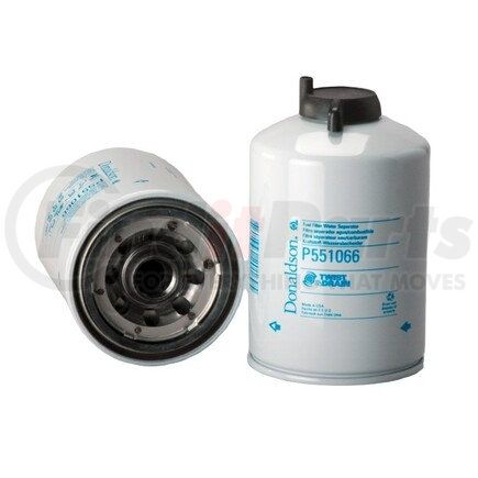 P551066 by DONALDSON - Fuel Water Separator Filter - 6.81 in., Water Separator Type, Spin-On Style, Cellulose, Meltblown Media Type, Not for Marine Applications