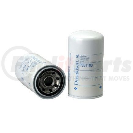 P551100 by DONALDSON - Engine Oil Filter - 6.61 in., Full-Flow Type, Spin-On Style, Cellulose Media Type