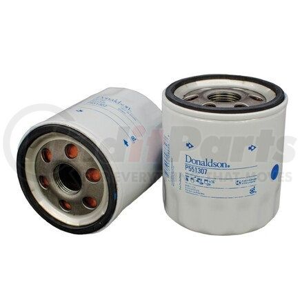 P551307 by DONALDSON - Engine Oil Filter - 3.43 in., Full-Flow Type, Spin-On Style, Cellulose Media Type