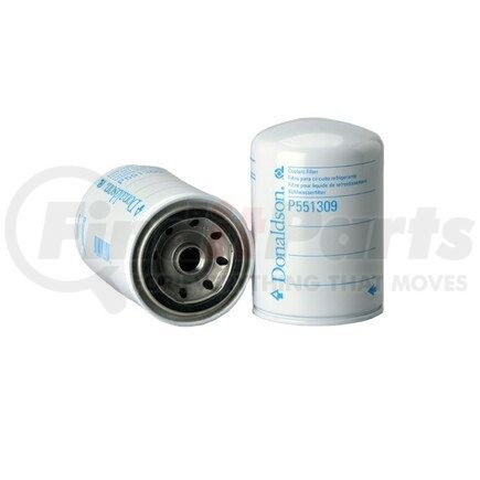 P551309 by DONALDSON - Engine Coolant Filter - 5.31 in., 3/4-20 UN thread size, Spin-On Style, Cellulose Media Type