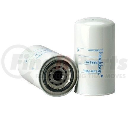 P551297 by DONALDSON - Engine Oil Filter - 6.89 in., Full-Flow Type, Spin-On Style, with Bypass Valve