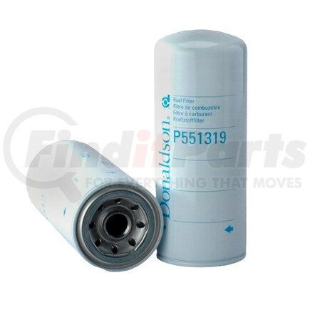 P551319 by DONALDSON - Fuel Filter - 9.17 in., Secondary Type, Spin-On Style, Cellulose, Meltblown Media Type