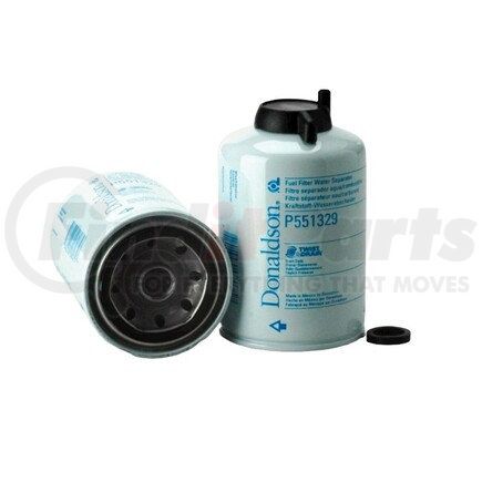 P551329 by DONALDSON - Fuel Water Separator Filter - 6.11 in., Water Separator Type, Spin-On Style, Cellulose Media Type, Not for Marine Applications