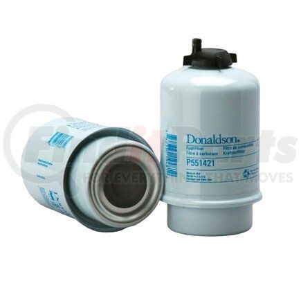 P551421 by DONALDSON - Fuel Water Separator Filter - 6.07 in., Water Separator Type, Cartridge Style, Composite Media Type, Not for Marine Applications