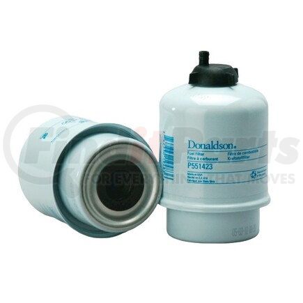 P551423 by DONALDSON - Fuel Water Separator Filter - 5.33 in., Water Separator Type, Cartridge Style, Composite Media Type, Not for Marine Applications