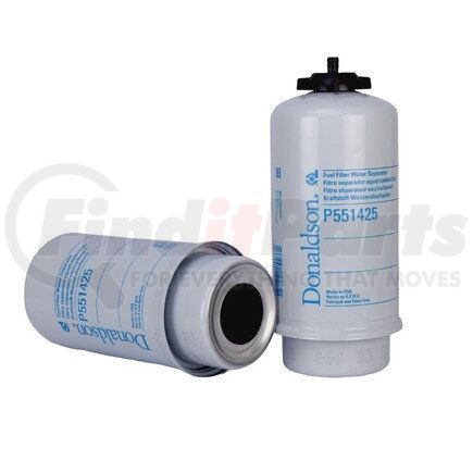 P551425 by DONALDSON - Fuel Water Separator Filter - 7.73 in., Water Separator Type, Cartridge Style, Cellulose, Meltblown Media Type, Not for Marine Applications