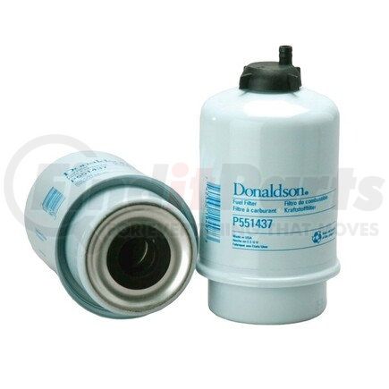 P551437 by DONALDSON - Fuel Water Separator Filter - 6.07 in., Water Separator Type, Cartridge Style, Cellulose, Silicone Media Type, Not for Marine Applications