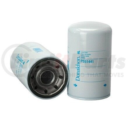 P551441 by DONALDSON - Engine Oil Filter - 7.83 in., Full-Flow Type, Spin-On Style, Cellulose Media Type