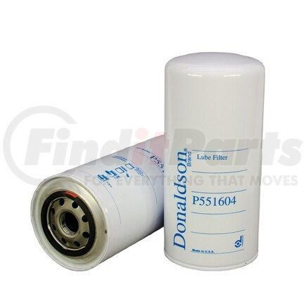 P551604 by DONALDSON - Engine Oil Filter - 9.13 in., Full-Flow Type, Spin-On Style, Cellulose Media Type, with Bypass Valve