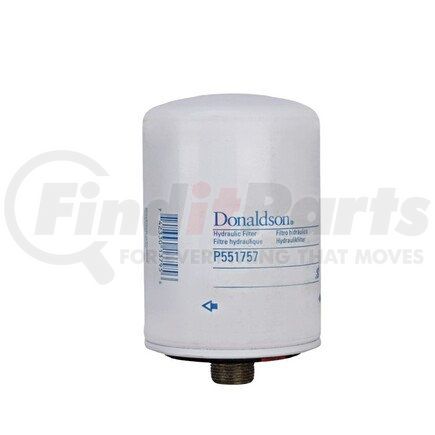 P551757 by DONALDSON - Hydraulic Filter - 5.96 in., Spin-On Style, Cellulose Media Type