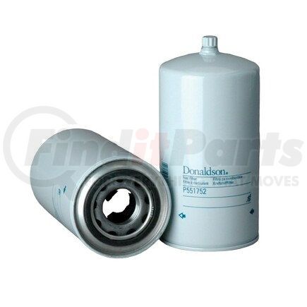 P551752 by DONALDSON - Fuel Water Separator Filter - 7.50 in., Water Separator Type, Spin-On Style