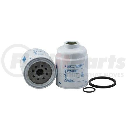 P551833 by DONALDSON - Fuel Water Separator Filter - 5.50 in., Water Separator Type, Spin-On Style, Synthetic Media Type