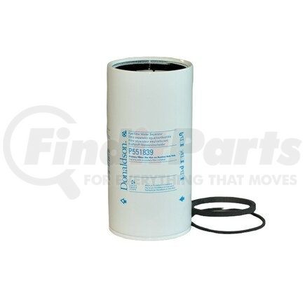 P551839 by DONALDSON - Fuel Water Separator Filter - 8.54 in., Water Separator Type, Spin-On Style