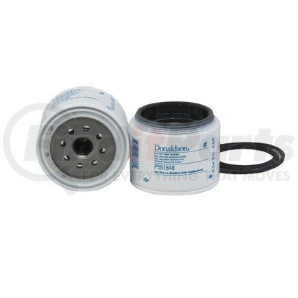 P551848 by DONALDSON - Fuel Water Separator Filter - 3.33 in. Overall length, Primary Type, Spin-On Style, Cellulose Media Type
