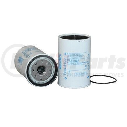 P551843 by DONALDSON - Fuel Water Separator Filter - 5.51 in., Water Separator Type, Spin-On Style
