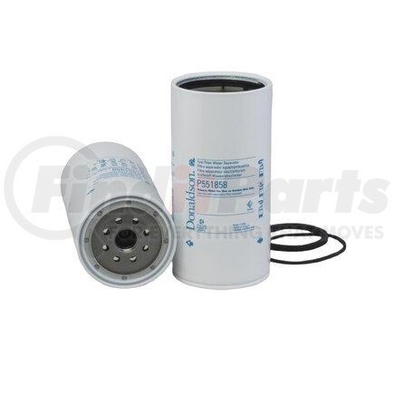 P551858 by DONALDSON - Fuel Water Separator Filter - 8.54 in., Primary Type, Spin-On Style, Meltblown Media Type