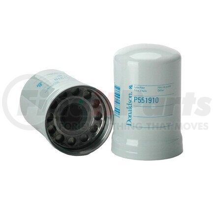 P551910 by DONALDSON - Engine Oil Filter - 5.94 in., Full-Flow Type, Spin-On Style, Synthetic Media Type