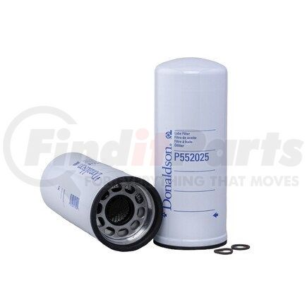 P552025 by DONALDSON - Engine Oil Filter - 11.54 in., Full-Flow Type, Spin-On Style, Synthetic Media Type