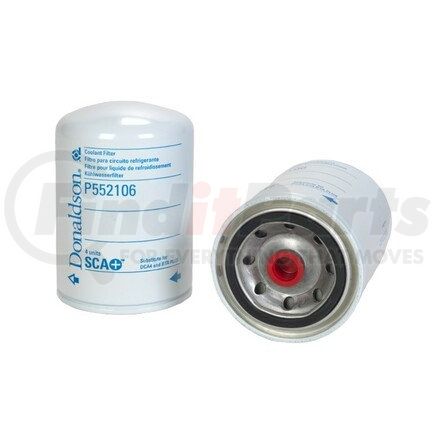 P552106 by DONALDSON - Engine Coolant Filter - 5.35 in., 11/16-16 UN thread size, Spin-On Style, Cellulose Media Type