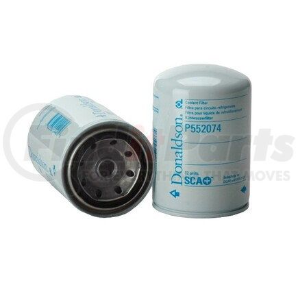 P552074 by DONALDSON - Engine Coolant Filter - 5.35 in., 11/16-16 UN thread size, Spin-On Style Cellulose Media Type, Cummins 3316053
