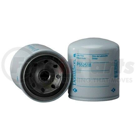 P552518 by DONALDSON - Engine Oil Filter - 4.21 in., Full-Flow Type, Spin-On Style, Cellulose Media Type, with Bypass Valve