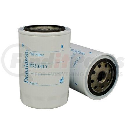 P553315 by DONALDSON - Engine Oil Filter - 5.51 in., Full-Flow Type, Spin-On Style, with Bypass Valve